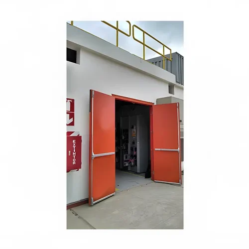 Puertas antipánico cortafuego metálicas para seguridad industrial