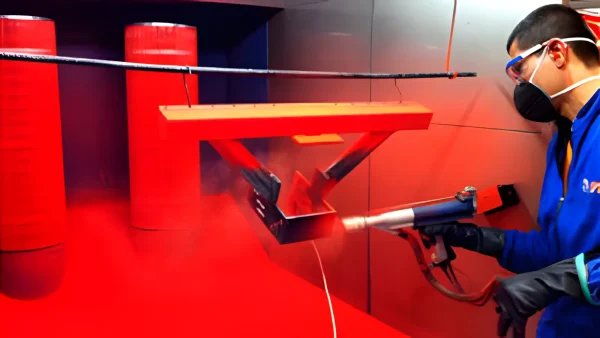 Servicio de pintura electrostática para acabados metálicos resistentes